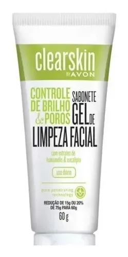 Gel De Limpieza Facial Puntos Negros Poros Avon Clearskin Acneica Día/noche