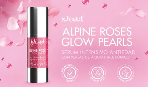 Alpine Roses Glow Pearls Serum Itensivo Antiedad Idraet 30ml Momento de aplicación Día/Noche Tipo de piel Todo tipo de piel