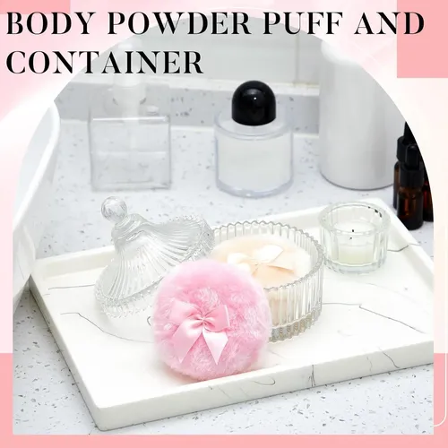 Polvo Facial Y Corporal Tioncy 3 Pzas Con Contenedor De