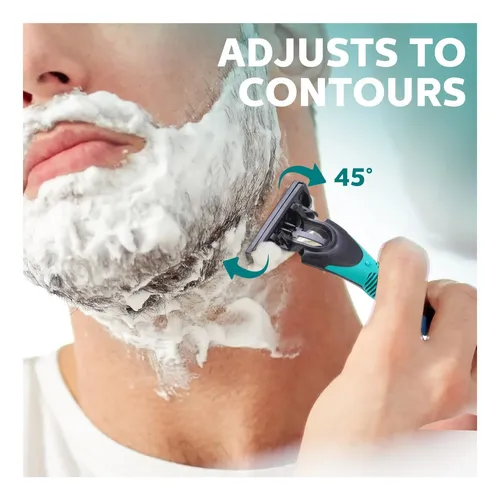 Leriton 30 Pcs Mens Razors Desechable Bulk 3 Blade Men Para