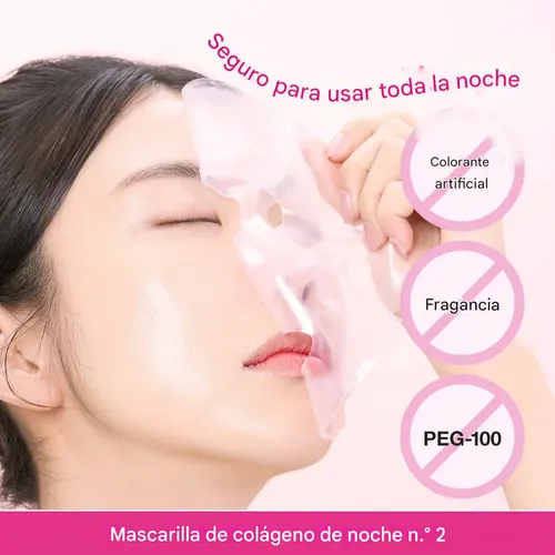 No.2 Rose Pdrn Collagen Plumping Sheet Mask Mascarilla
