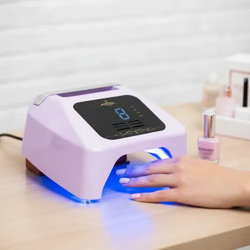 Cabina Inalambrica Sol20s Para Uñas Paris Night Manicuria Lila