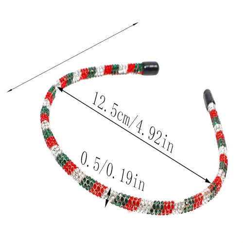 Diadema Con Aro For El Pelo, Fiesta Navideña