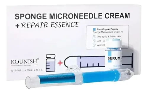 Kit Crema Microagujas Kounish Serum Reparador Antiedad