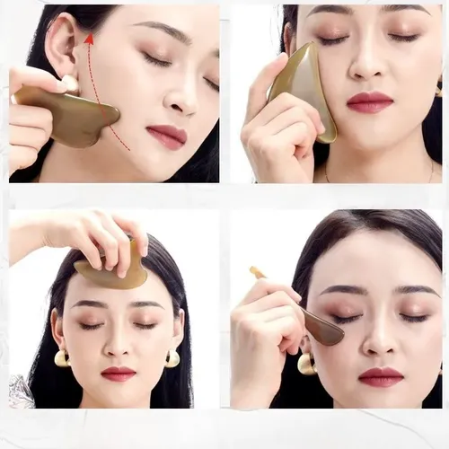 Masajeador Facial Y Cuello Eye Sha Para Cuerno Natural Gua O Massage Board