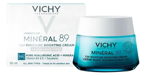 Crema Hidratante Facial Mineral 89 Sin Fragancia Vichy