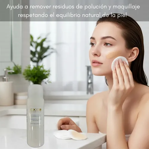Emulsion Limpieza Facial Exel Vit E Parpados Labios 250ml