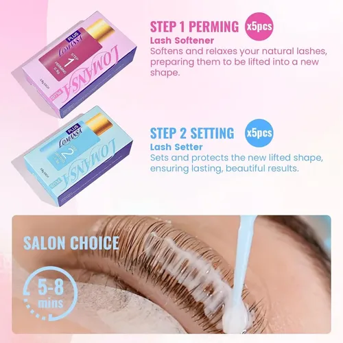 Cjw0.8g/pc Kit De Rizado Pestañas Lash Lifting Lomansacc