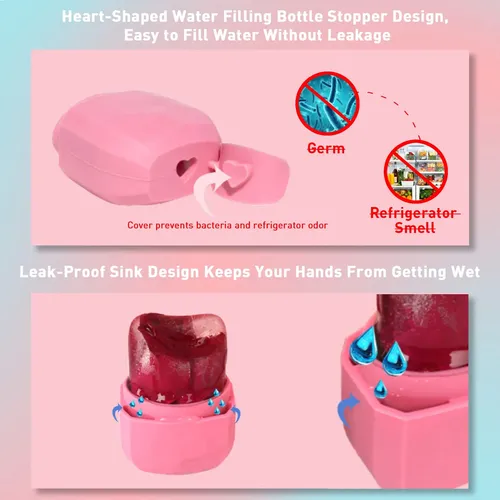 Set Ice Roller Y Gua Sha Vanalia Facial Silicona Rosa