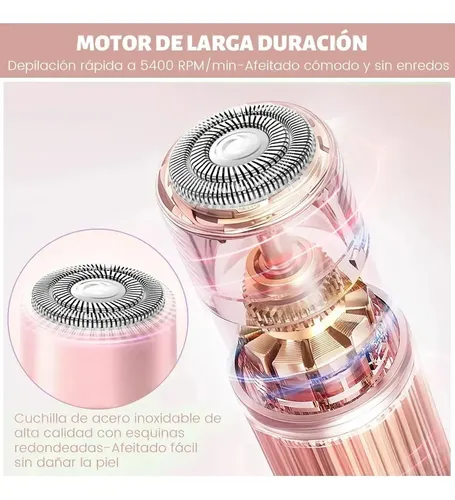 Depiladora Eléctrica Recargable 2 En 1 Para Mujeres Y Bikini