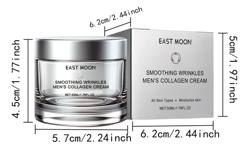 Crema De Colágeno Para Hombre East Moon Para Arrugas E Hidra