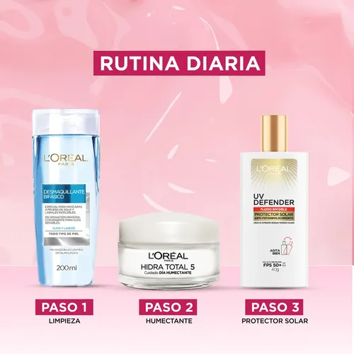 Crema Humectante Día Hidra Total 5 Loreal, 50ml