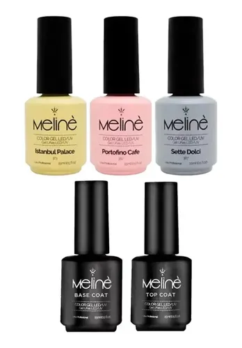 Esmalte de uñas color Meliné Meline Semipermanente de 15mL – Pack de 5 unidades color A elección