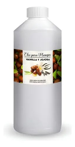 Óleo De Masajes Saiku Jojoba Y Vainilla 1l Cuidado Corporal