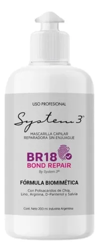 Mascarilla Capilar Reparadora Sin Enjuague System3 200ml