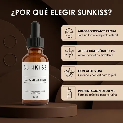 Bronzing Drops Sunkiss Autobronceante Aloe Vera Suave 2×1