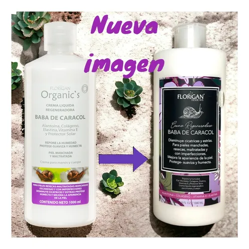 Florigan Loción Facial Y Corporal Con Baba De Caracol 1l