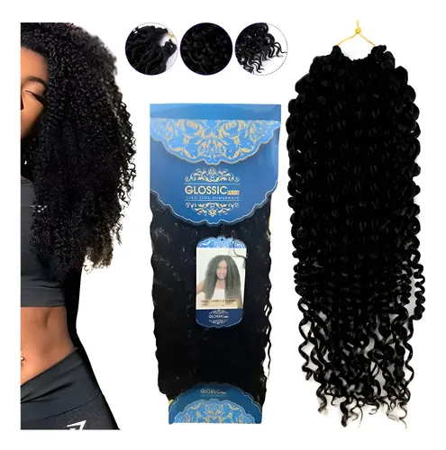 Cortina De Pelo Rizado Orgánico 4,50 Metros Negro 1 Lefemme