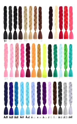 Extensiones De Pelo Sintético Para Trenzas Africanas.