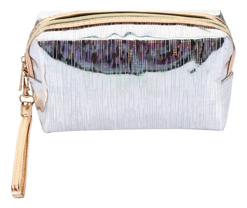 Bolsa De Viaje Portátil De 3 Piezas, Bolsa De Maquillaje Imp