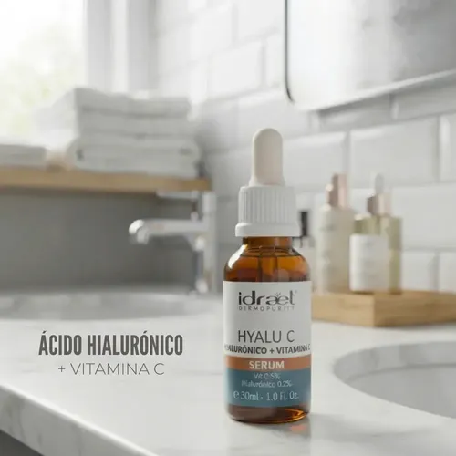 Serum Facial Hyalu C Hialuronico + Vitamina C Idraet 30ml Todo Tipo De Piel Día/noche