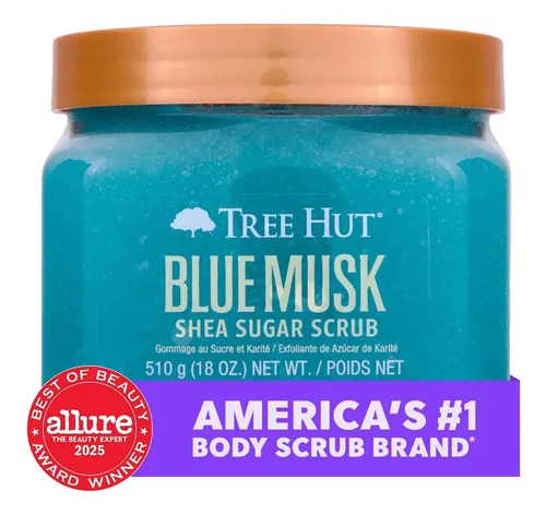 Exfoliante Corporal Tree Hut Blue Musk 532ml Hidratante