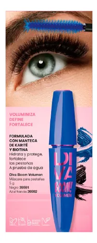 Gigot Diva Boom Volumen Mascara Pestañas Waterproof Negro 5g