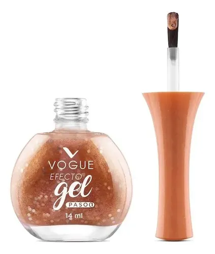 Esmalte Brillo Destellos Brillante Dorado 14ml Vogue