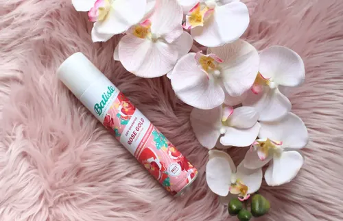 Shampoo Seco Batiste Rose Gold En Aerosol Lavado Sin Agua