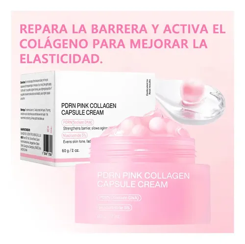 Cápsula De Colágeno Hidratante Crema Porno Rosa Adnzz