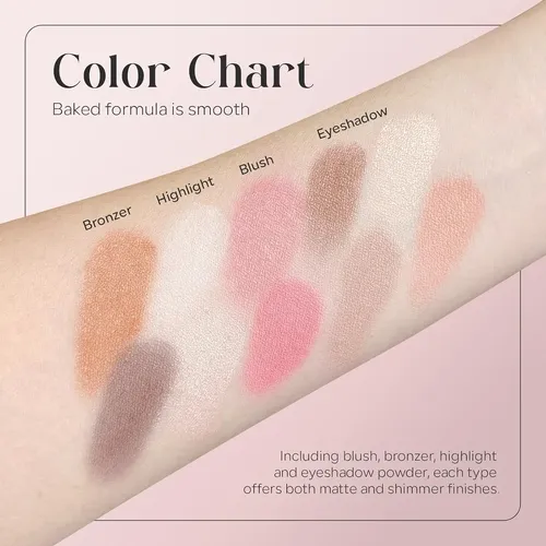 Paleta De Maquillaje The Best Of The Baked De 10 Colores, Ta