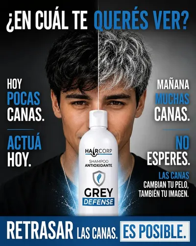 Shampoo Anticanas Grey Defense Antioxidante Haircorp
