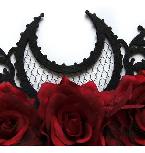 Tiara Gótica Con Diadema Para El Día De Los Muertos