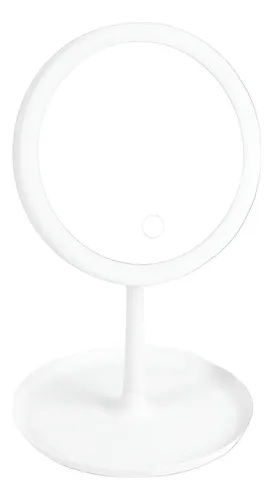 Espejo Maquillaje Con Luz Led Regulable Redondo Color del marco Colores