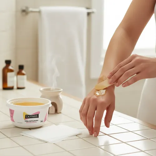 Depimiel Cera Depilatoria Microondas Natural Con Miel 200g