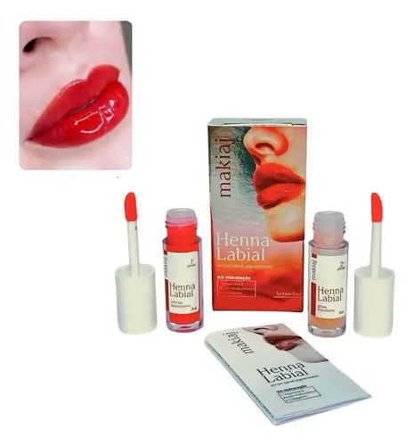 Henna Labial Makiaj Larga Duración Tinta Para Labios