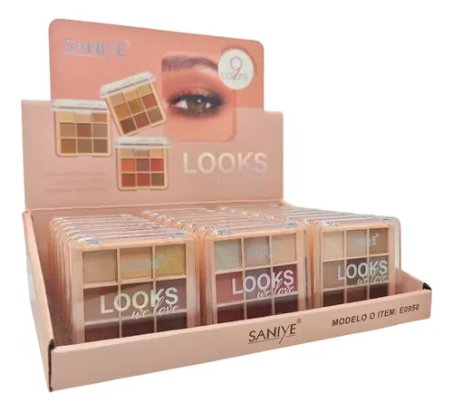 Paleta De Sombras Ojos Maquillaje Looks We Love Saniye X9