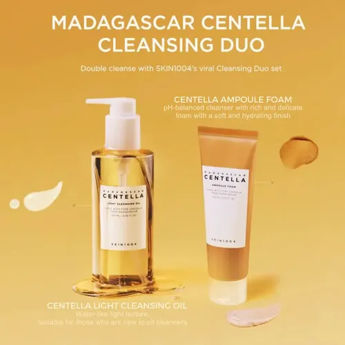 Skin1004 Madagascar Centella Double Cleansing Duo Set 2 Pzs Momento De Aplicación Día/noche Tipo De Piel Todo Tipo De Piel