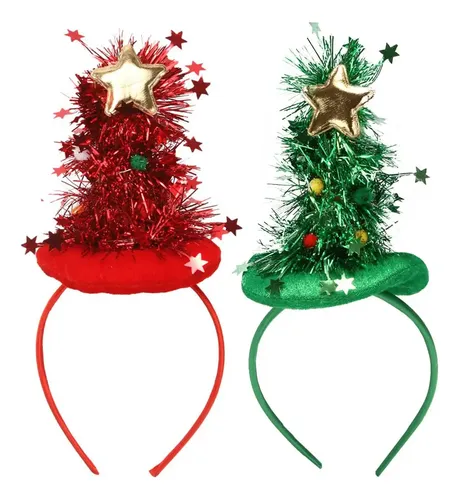 Yp 2 Piezas De Aro De Pelo De Árbol De Navidad Diadema De M