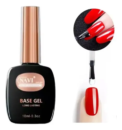 Base Coat Navi Gel Semipermanente 10ml Gel Uv Led Premium Color Transparente