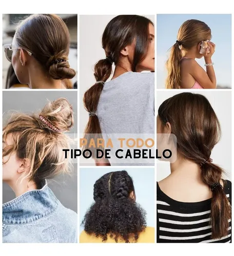 18 Elásticos Para Cabello En Espiral Accesorios Mujer