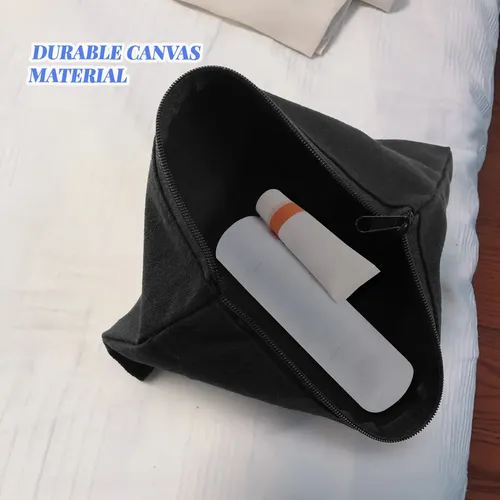 10 Bolsas De Lona Con Cierre Para Lápices De Maquillaje, En