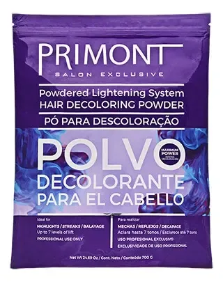 Polvo Decolorante + Oxidante 900ml- Primont Kit Decoloración