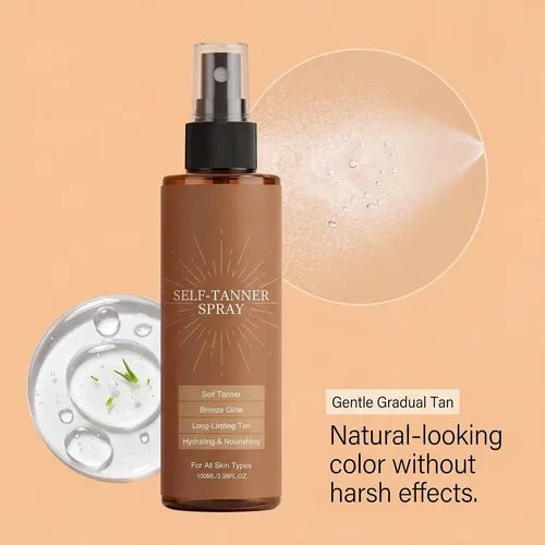 Tanning Spray For Face & Body, Self Tanning Face Mist With