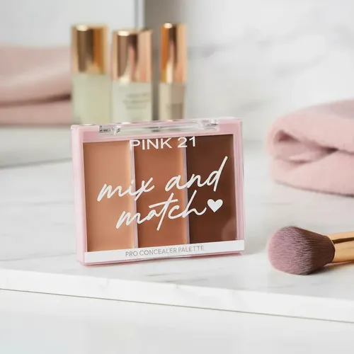 Paleta De Correctores Y Contornos Pink 21 Tono 02