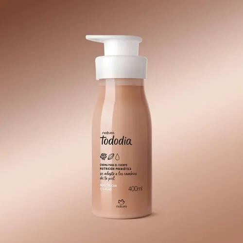 Todo Dia Crema Corporal Hidratante 400 Gr Natura Nuez De Pecan Y Cacao