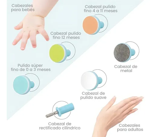 F. Torno Lima Eléctrica Showel Rosa Para Uñas De Bebés Y