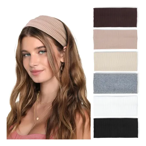 Alvin – A 6 Bandas De Cabello Anchas Antideslizantes Boho, W