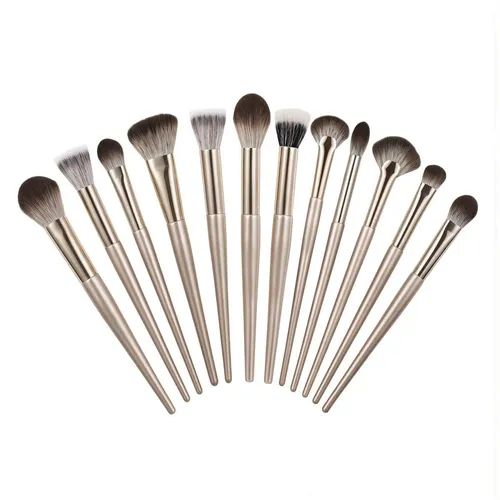 Brochas De Maquillaje Difuminado Suave Set De 13 Piezas Para