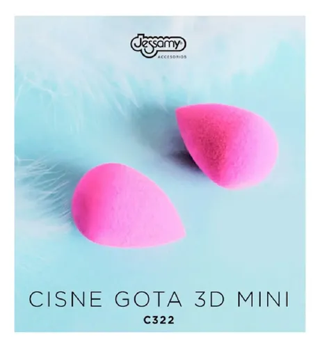 Esponja Maquillaje Cisne Gota Mini Jessamy Envase X 4u C322